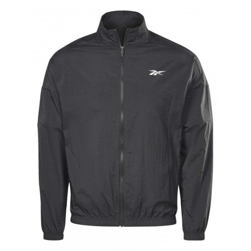 Reebok Men's Train Woven Jacket Night Black Windbreaker NWT Size XL